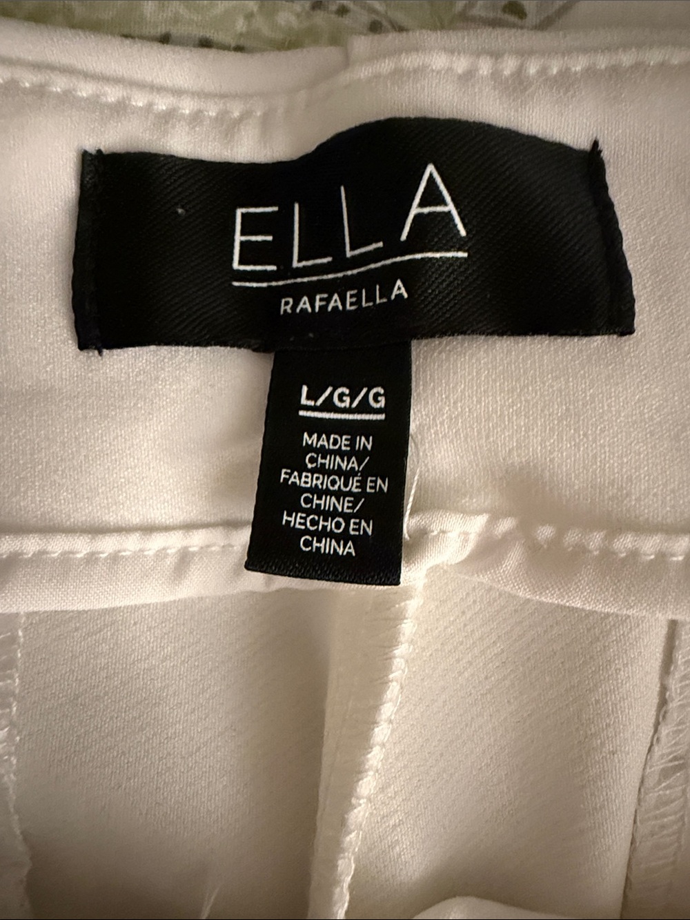 Rafaella White Straight-Leg Pull-On Pants - Picture 3 of 4